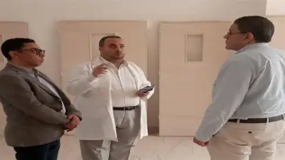 وكيل صحة المنوفية يتفقد مبنى مستشفى الرمد الجديد ويشيد بالمتبرع