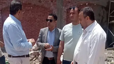 وكيل صحة المنوفية يتفقد مبنى مستشفى الرمد الجديد بشبين الكوم