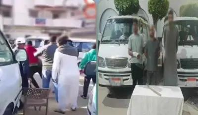 فيديو مشاجرة بين قائدي سيارات ميكروباص بالبحيرة يثير الجدل
