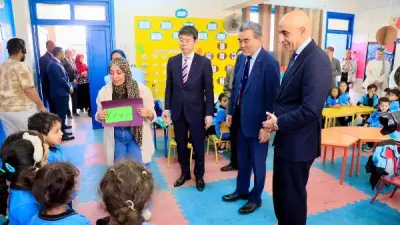 وزير التعليم ورئيس جامعة هيروشيما يتفقدان المدرسة المصرية اليابانية بالقاهرة الجديدة