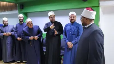 أمين البحوث الإسلامية يتفقد ختام اختبارات تدريب الوعاظ على لغة الإشارة