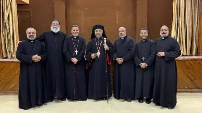 البطريرك الأنبا إبراهيم إسحق يتفقد المؤتمر السنوي الثاني للكهنة حديثي السيامة