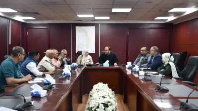 رئيس مياه الجيزة يتابع تطوير الخدمات والمشروعات