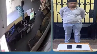 ضبط لص سرق هاتفين من مطعم بالمنوفية بعد تداول فيديو
