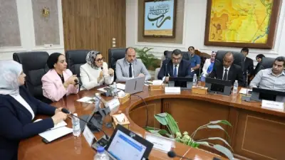 محافظ الوادي الجديد تلتقي نائب محافظ جنوب سيناء لبحث التطوير المؤسسي