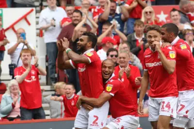 نوتنجهام فورست يهزم أستون فيلا بهدف في ذهاب نصف نهائي الدوري الأوروبي