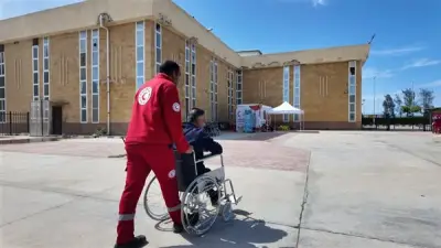 الهلال الأحمر المصري يطلق قافلة مساعدات شتوية وغذائية ضخمة إلى غزة