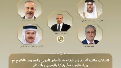 وزير الخارجية المصري يجري اتصالات هاتفية مع نظرائه في تركيا وباكستان وقطر والبحرين لبحث التطورات الإقليمية