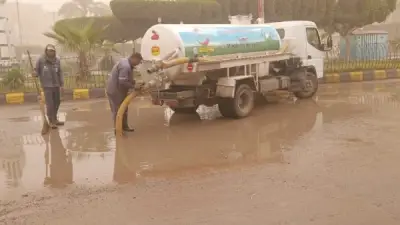 رفع حالة الطوارئ في كفر الشيخ لمواجهة تجمعات مياه الأمطار بالشوارع