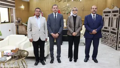 محافظ الوادي الجديد تبحث إنشاء معهدين للعلوم التجارية والتصنيع الغذائي مع جامعة الوادي الجديد