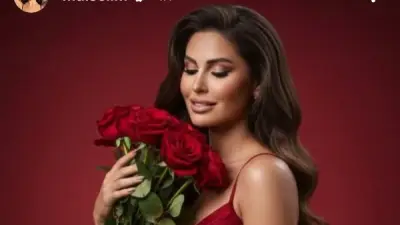 مي سليم تخطف الأنظار بإطلالة جذابة عبر إنستجرام بفستان أحمر ستان