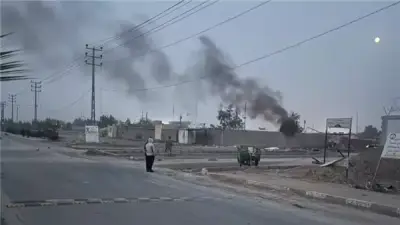 قصف جوي مجهول يستهدف مقر الحشد الشعبي في الأنبار ويوقع ضحايا