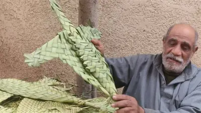 أجواء احتفالية بأحد الشعانين في المنصورة: الزعف يزين كنائس الدقهلية