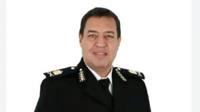 النائب محمد أبو العينين ينعي شقيقة اللواء أيمن الحمزاوي في جنازة مسجد الحصري