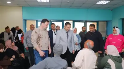 محافظ دمياط يقوم بزيارة مفاجئة لمركز القلب والجهاز الهضمي لمتابعة الخدمات الصحية
