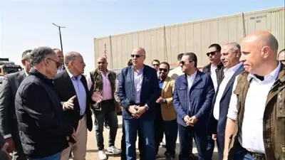 وزير الري يتفقد سحارة أبنهس بالمنوفية ويوجه بسرعة الانتهاء منها قبل يونيو