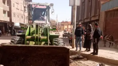 محافظ كفر الشيخ يتفقد أعمال تطوير ورصف شارع النيل ببيلا ضمن الخطة الاستثمارية