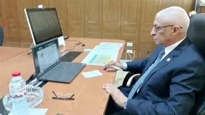 محافظ شمال سيناء يشارك في اجتماع عبر زوم لمتابعة المشروعات الخضراء الذكية