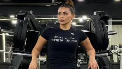 مي سليم تبرز رشاقتها في الجيم وتتحدث عن تجربتها مع المخرج محمد حماقي