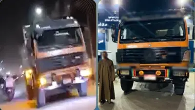 ضبط سائقين لقيادة سياراتهم عكس الاتجاه في سوهاج والجيزة وتعريض حياة المواطنين للخطر