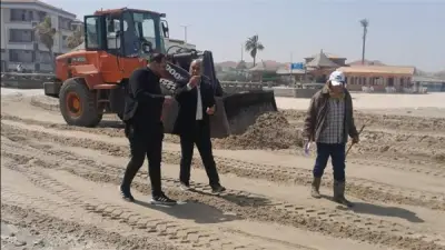 دمياط تختتم تجهيزات شواطئ رأس البر لاستقبال جماهير شم النسيم