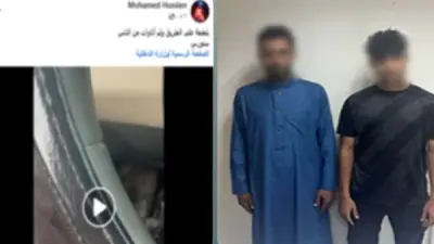 القبض على شخصين بمدينة الفيوم لفرضهما رسوماً غير مشروعة على المواطنين قبل دخول السوق