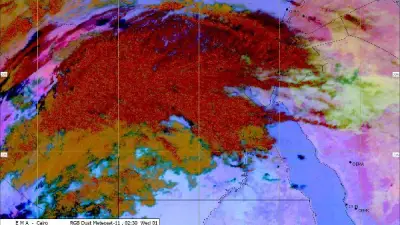 تحذير عاجل من الأرصاد الجوية: طقس مضطرب مع أمطار ورياح نشطة في مصر