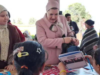 رئاسة القومية للطفولة والأمومة تشارك أطفال المنوفية الاحتفال بعيد القيامة