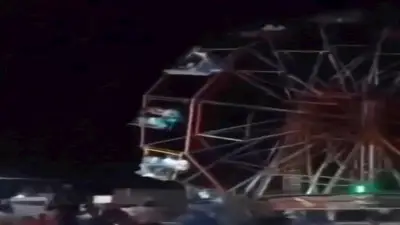 كارثة في مدينة ملاهي هندية: سقوط لعبة دوارة يثير الرعب ويصيب العشرات