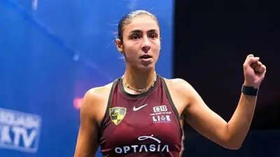 هانيا الحمامي تتوج ببطولة الجونة للإسكواش بعد فوز درامي على نور الشربيني