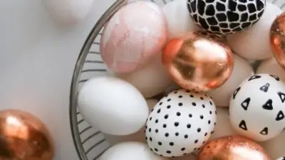 ودعي التلوين التقليدي.. أفكار مبتكرة لزخرفة بيض شم النسيم في دقائق