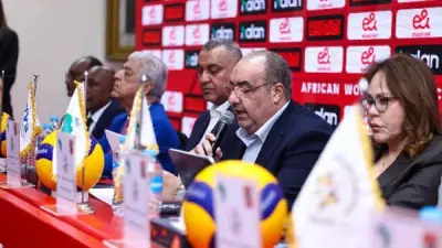 انطلاق مراسم قرعة بطولة إفريقيا للكرة الطائرة للسيدات بالنادي الأهلي