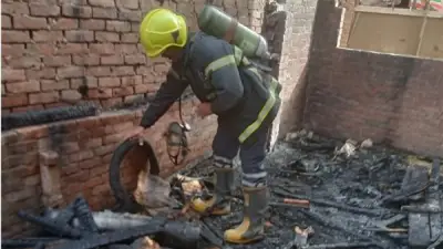 المعاينة تكشف تفاصيل كارثية لحريق مخزن فراشة في مصر القديمة