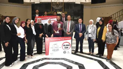 جامعة حلوان الأهلية تكرم طلاب التكنولوجيا الحيوية الفائزين في مسابقة SOLE الدولية