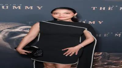 مي الغيطي تحتفي بفيلمها الجديد «The Mummy» في كاليفورنيا ضمن احتفالية Halfway to Halloween