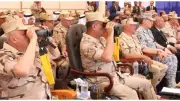 وزير الدفاع يشهد المرحلة الرئيسية لمشروع بدر 2026 بالذخيرة الحية