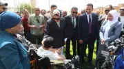 محافظ الوادي الجديد تسلم 50 وسيلة دعم حركي لذوي الاحتياجات الخاصة