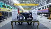 توقيع اتفاقيتين لتصنيع 800 عربة قطار وتطوير السكك الحديدية