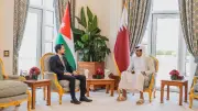 ولي عهد الأردن وأمير قطر يبحثان التطورات الإقليمية ويؤكدان ضرورة وقف إطلاق النار