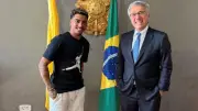 السفير البرازيلي في مصر يستقبل نجم الزمالك خوان بيزيرا لتعزيز العلاقات الثنائية