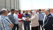 محافظ الوادي الجديد يتفقد صومعة الخارجة والوحدة الصحية ببولاق في جولات ميدانية مكثفة