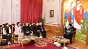 البابا تواضروس يلتقي أمين عام مجلس كنائس المجر في القاهرة