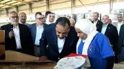 رئيس الوزراء يفتتح مصنع بوريكس للزجاج في السخنة الصناعية