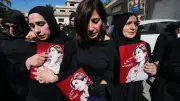 تشييع جنازة الصحفية اللبنانية أمل خليل وسط هتافات الموت لإسرائيل