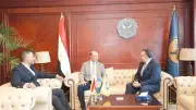 نائب رئيس الرقابة المالية يستقبل رئيس البورصة الجديد ويبحثان تطوير السوق