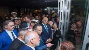 وزير التعليم العالي ومحافظ الإسكندرية يتفقدان معرض حفائر حدائق الشلالات