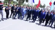مسيرة وطنية حاشدة بجامعة سوهاج احتفالاً بذكرى تحرير سيناء