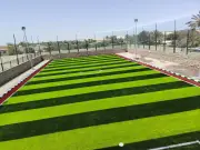 الانتهاء من تنفيذ ملعب خماسي بمركز شباب رمانة بشمال سيناء