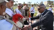 محافظ جنوب سيناء يضع إكليل الزهور على النصب التذكاري للجندي المجهول بطور سيناء