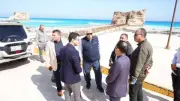 محافظ مطروح يتفقد مزار حمام كليوباترا وكورنيش الأبيض استعدادا للموسم الصيفي